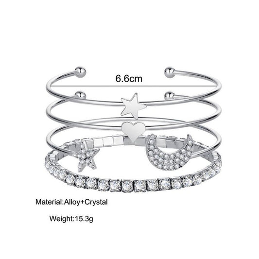 Stacked Bracelet Set -11 - Lily and Lavender Boutique