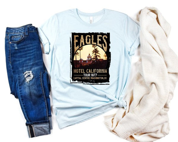 Eagles Hotel California Music Fest Tee - Lily and Lavender Boutique