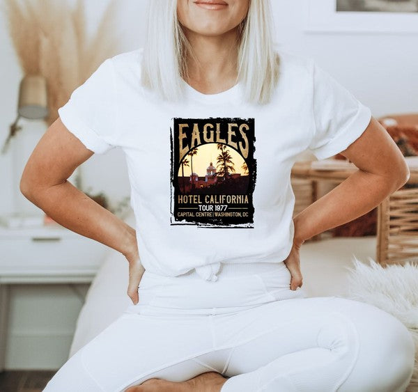 Eagles Hotel California Music Fest Tee - Lily and Lavender Boutique