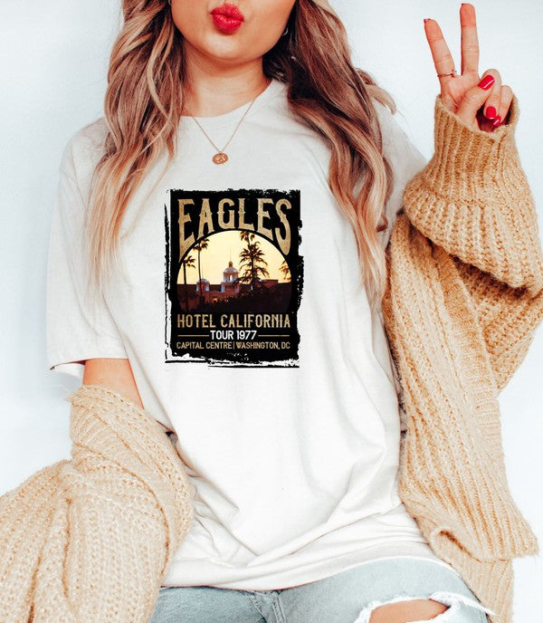 Eagles Hotel California Music Fest Tee - Lily and Lavender Boutique