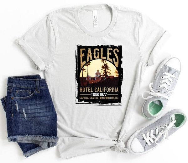 Eagles Hotel California Music Fest Tee - Lily and Lavender Boutique