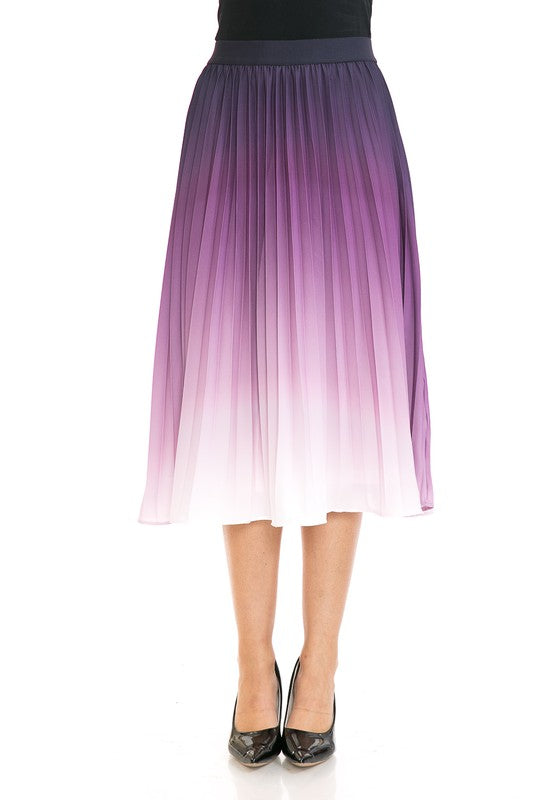 Women's High Waist Pleated A-Line Swing - Lily and Lavender Boutique