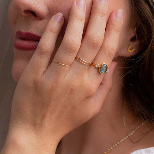 Bejeweled Mood Ring - Lily and Lavender Boutique