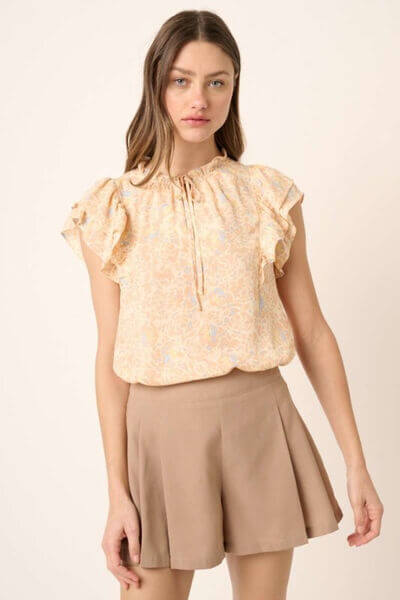 Mittoshop Side Invisible Zipper Pleated Shorts - Lily and Lavender Boutique