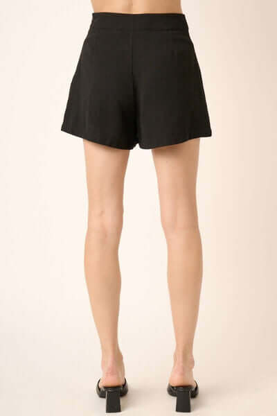 Mittoshop Side Invisible Zipper Pleated Shorts - Lily and Lavender Boutique