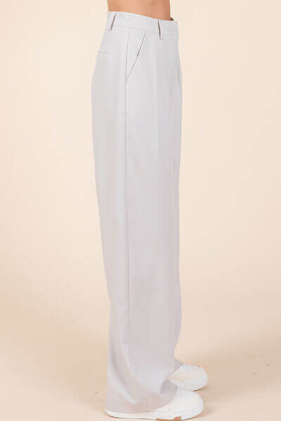 Mittoshop Pintuck Detail High Rise Pants - Lily and Lavender Boutique