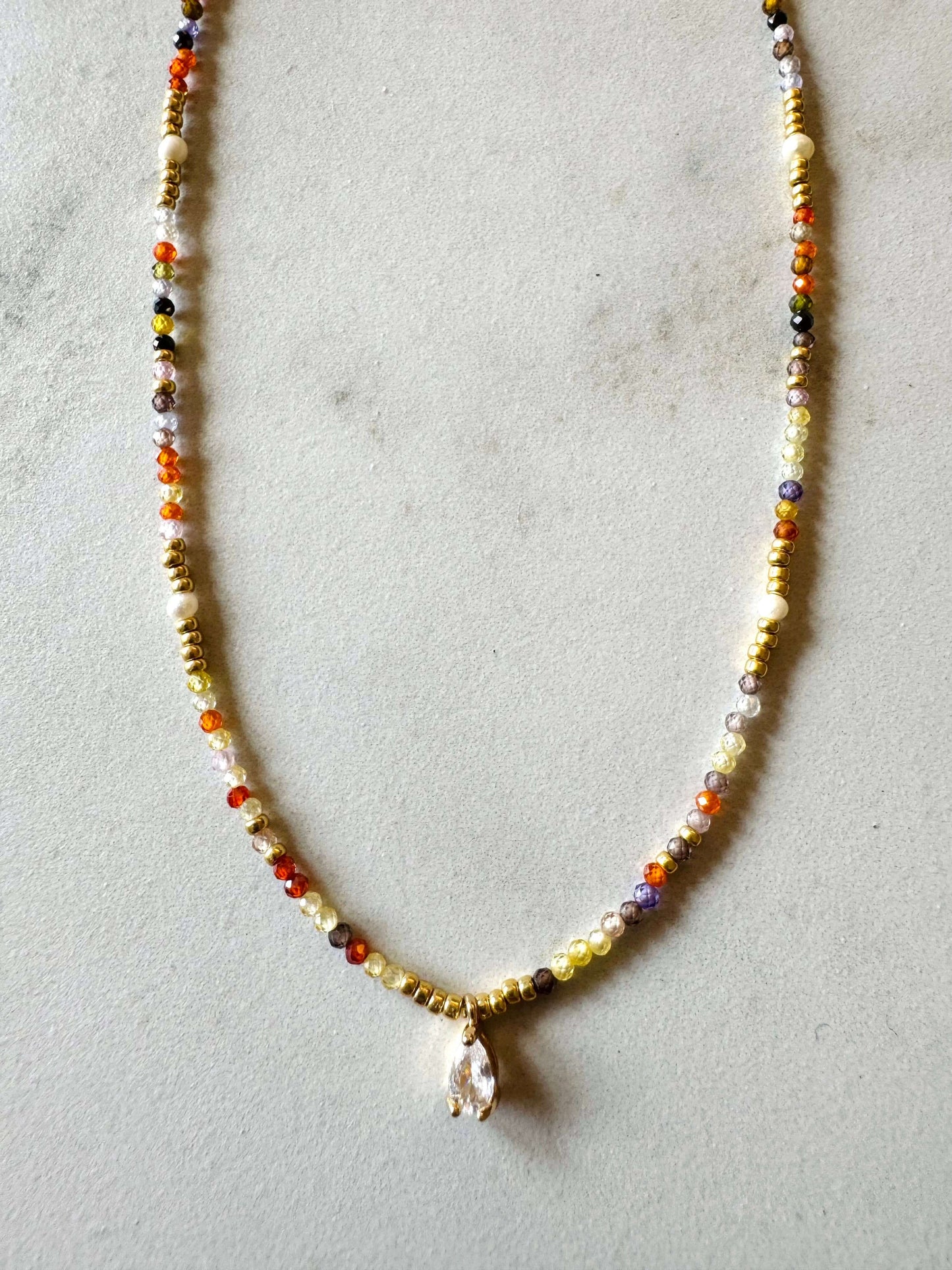 Chemise Bohem Summer Necklace Multicolor: Multi-Colored - Lily and Lavender Boutique