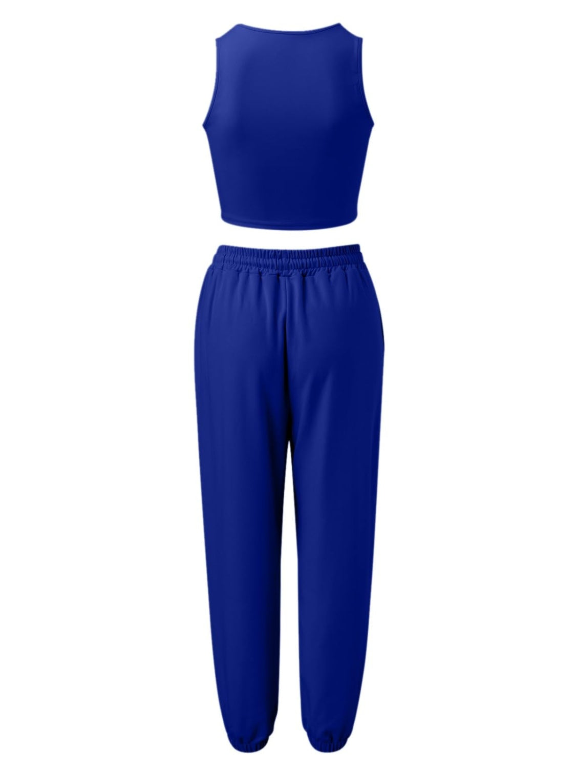 Wide Strap Top and Drawstring Joggers Set - Lily and Lavender Boutique