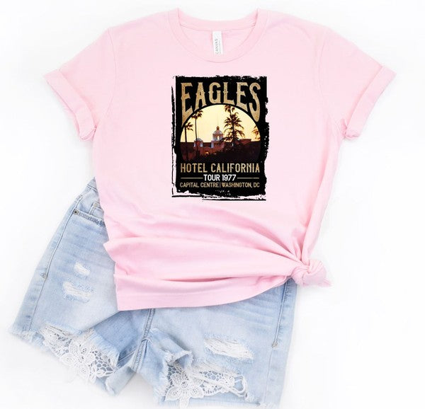 Eagles Hotel California Music Fest Tee - Lily and Lavender Boutique
