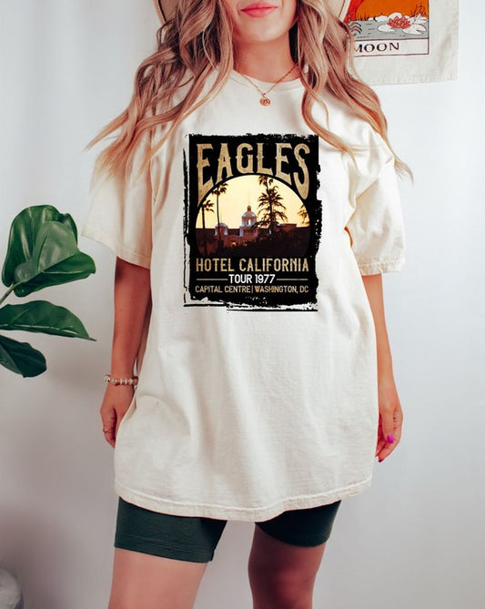 Eagles Hotel California Music Fest Tee - Lily and Lavender Boutique