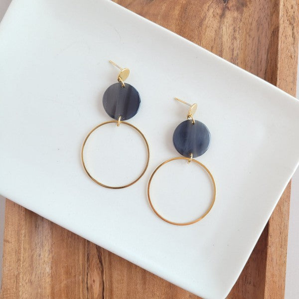 Sadie Earrings - Black - Lily and Lavender Boutique