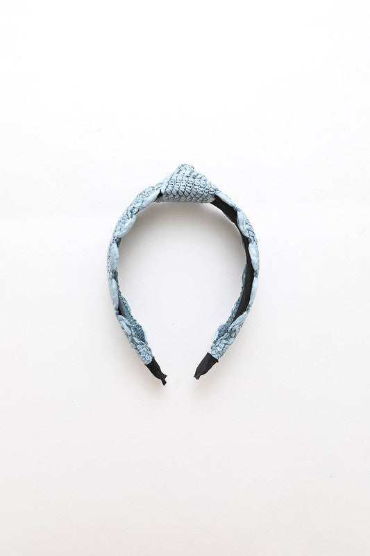 Raffia Crochet Trim Headband - Lily and Lavender Boutique