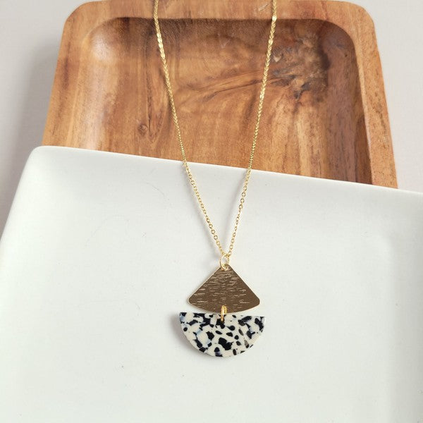 Ava Black Dot Necklace - Lily and Lavender Boutique