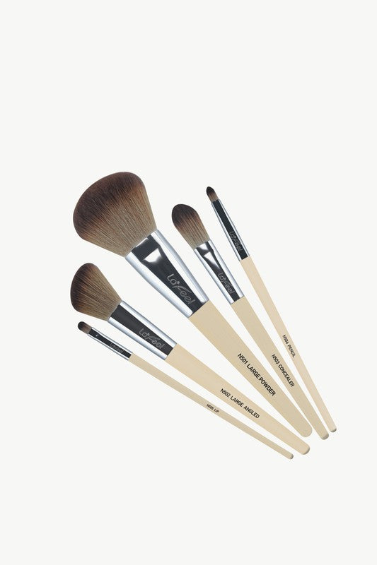 Lafeel Face and Eye Brush Set in Taupe - Lily and Lavender Boutique