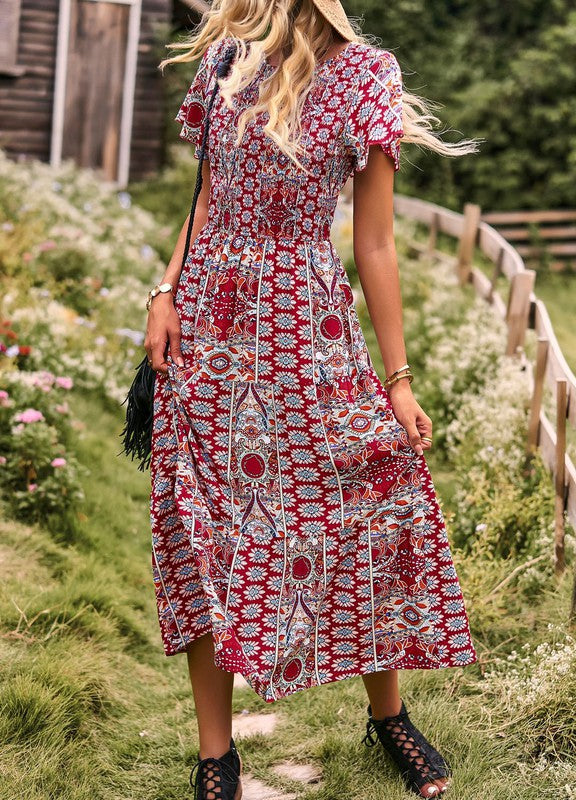 Printed dress - Lily and Lavender Boutique