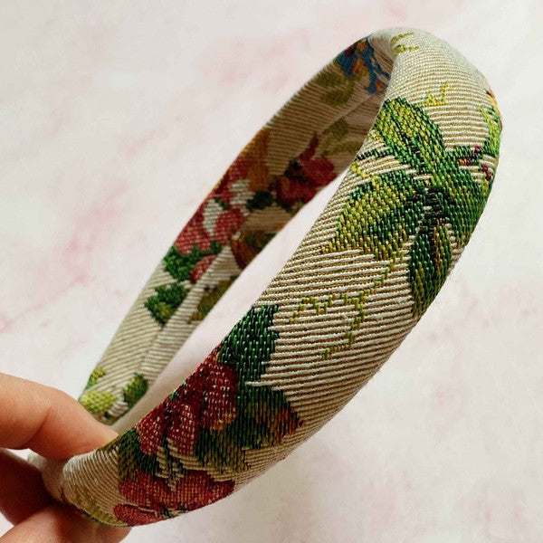 Vintage Garden Floral Headband - Lily and Lavender Boutique