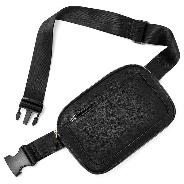 Presly Vegan Leather Everywhere Sling Belt Bag - Lily and Lavender Boutique