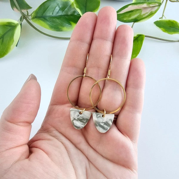 Iris Earrings - Sage - Lily and Lavender Boutique