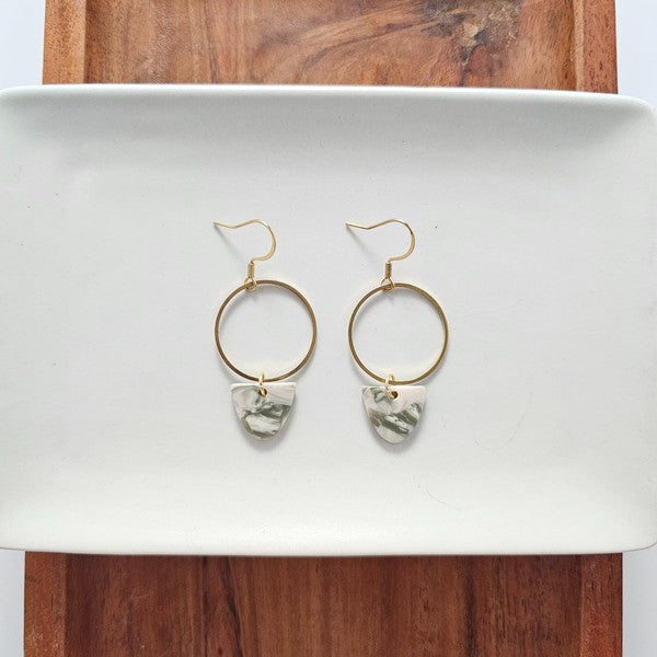 Iris Earrings - Sage - Lily and Lavender Boutique