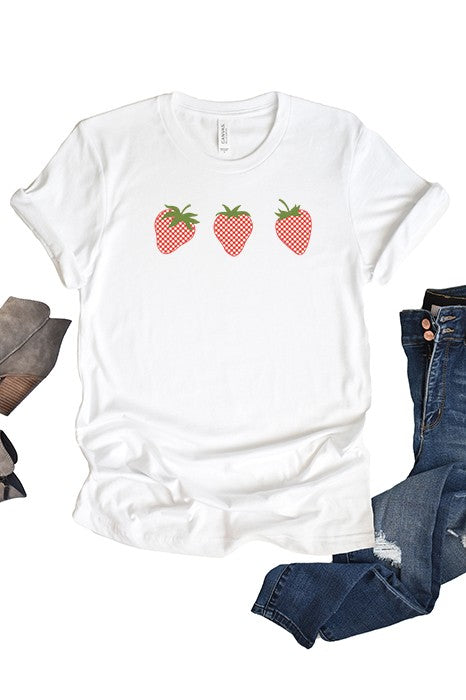 Strawberry Tee - Lily and Lavender Boutique
