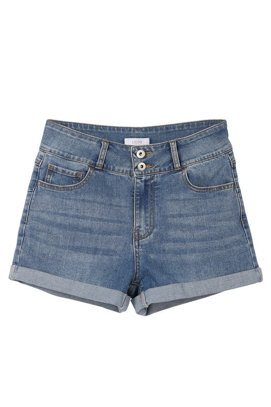 Denim shorts - Lily and Lavender Boutique