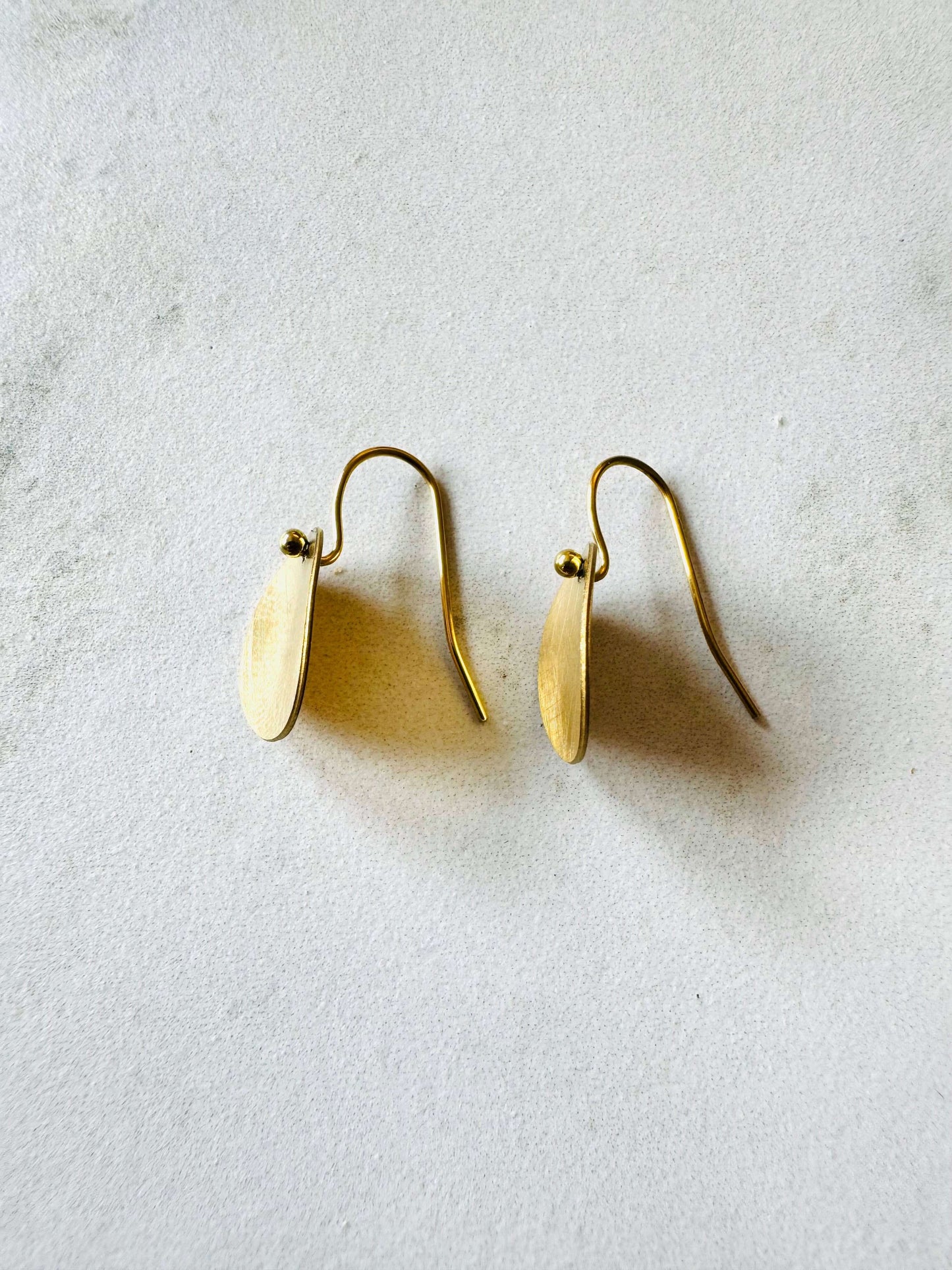 Diplo Matte Gold Earrings