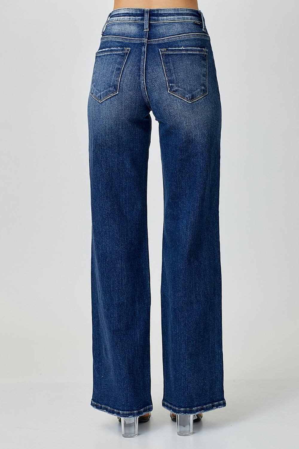 RISEN Mid Rise Straight Jeans - Lily and Lavender Boutique