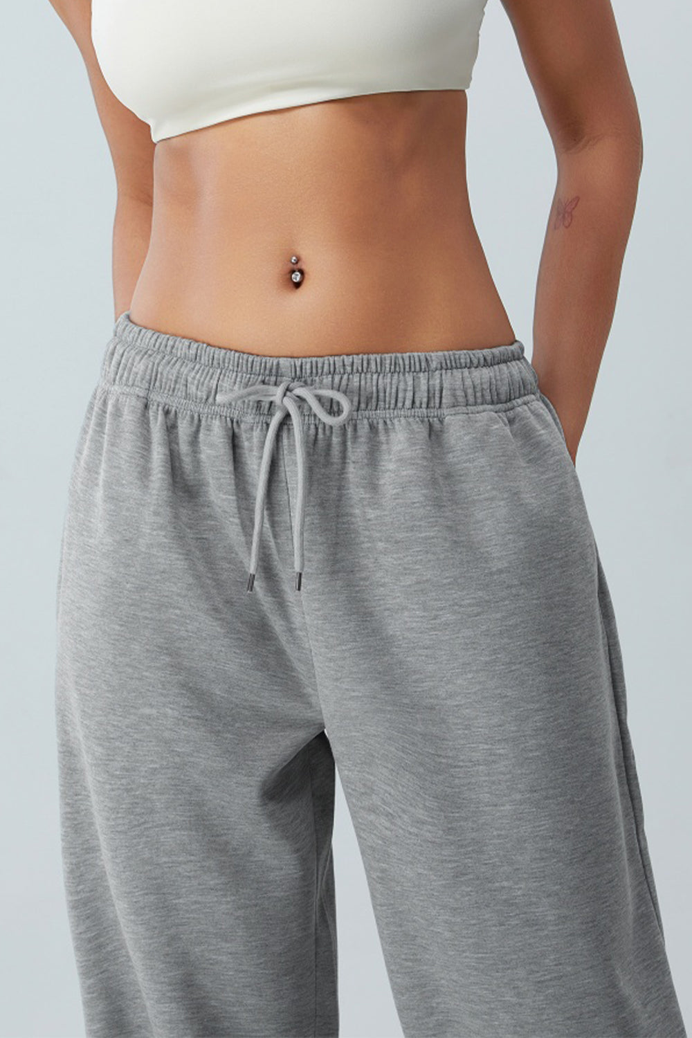 Drawstring Pocketed Active Pants - Lily and Lavender Boutique