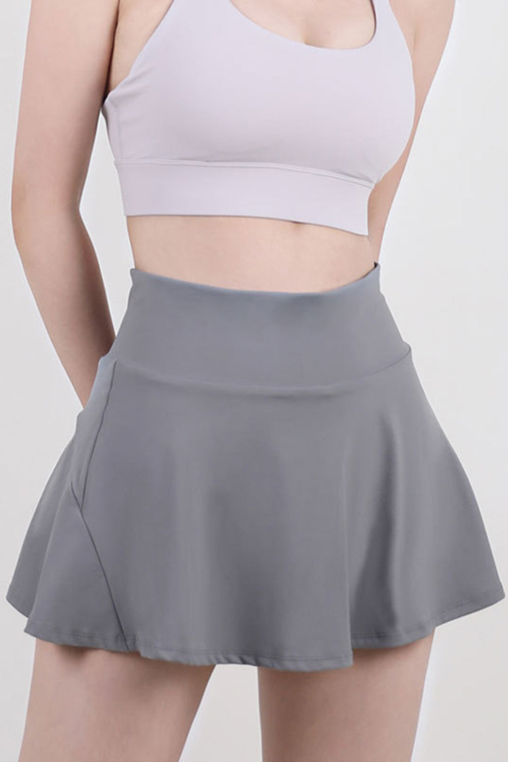 High Waist Pleated Active Skirt - Lily and Lavender Boutique