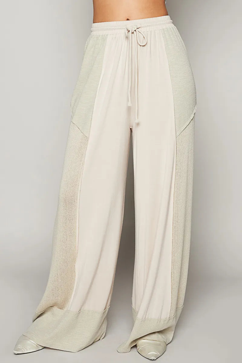 POL Drawstring Wide Leg Pants - Lily and Lavender Boutique