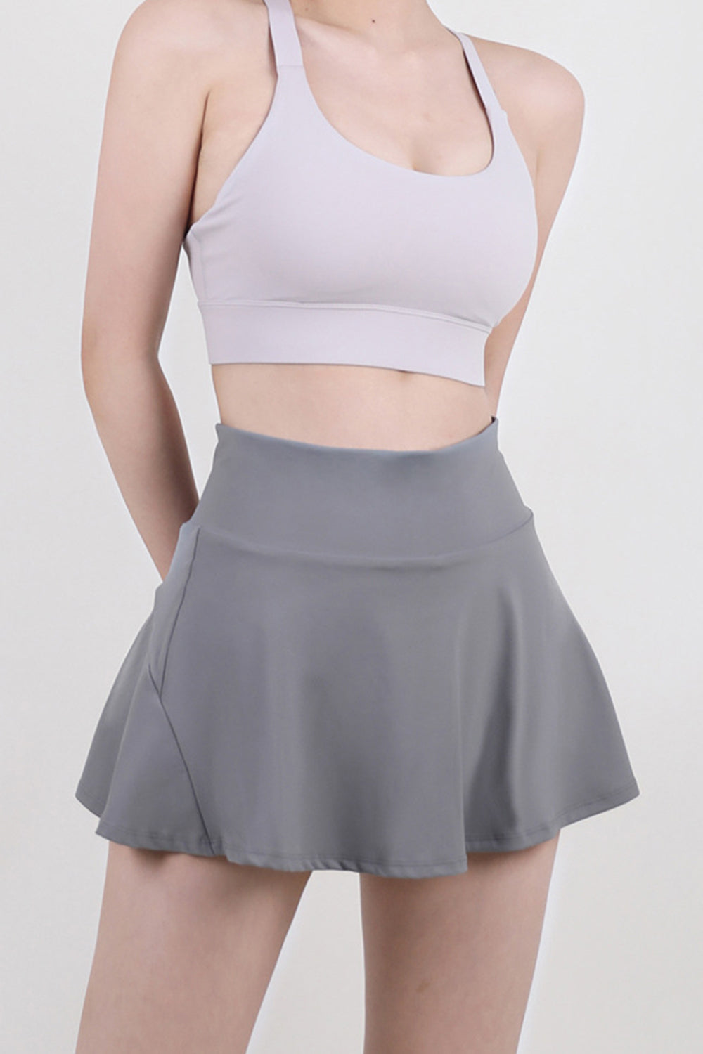 High Waist Pleated Active Skirt - Lily and Lavender Boutique