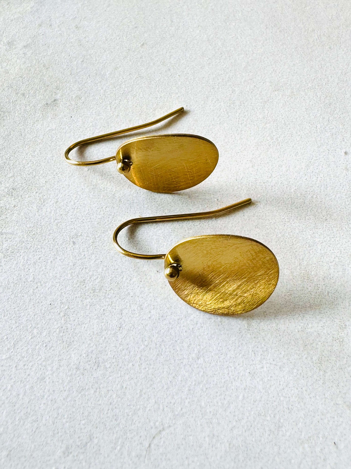 Diplo Matte Gold Earrings