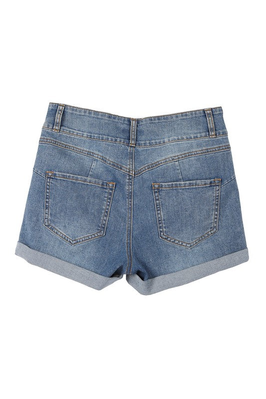 Denim shorts - Lily and Lavender Boutique