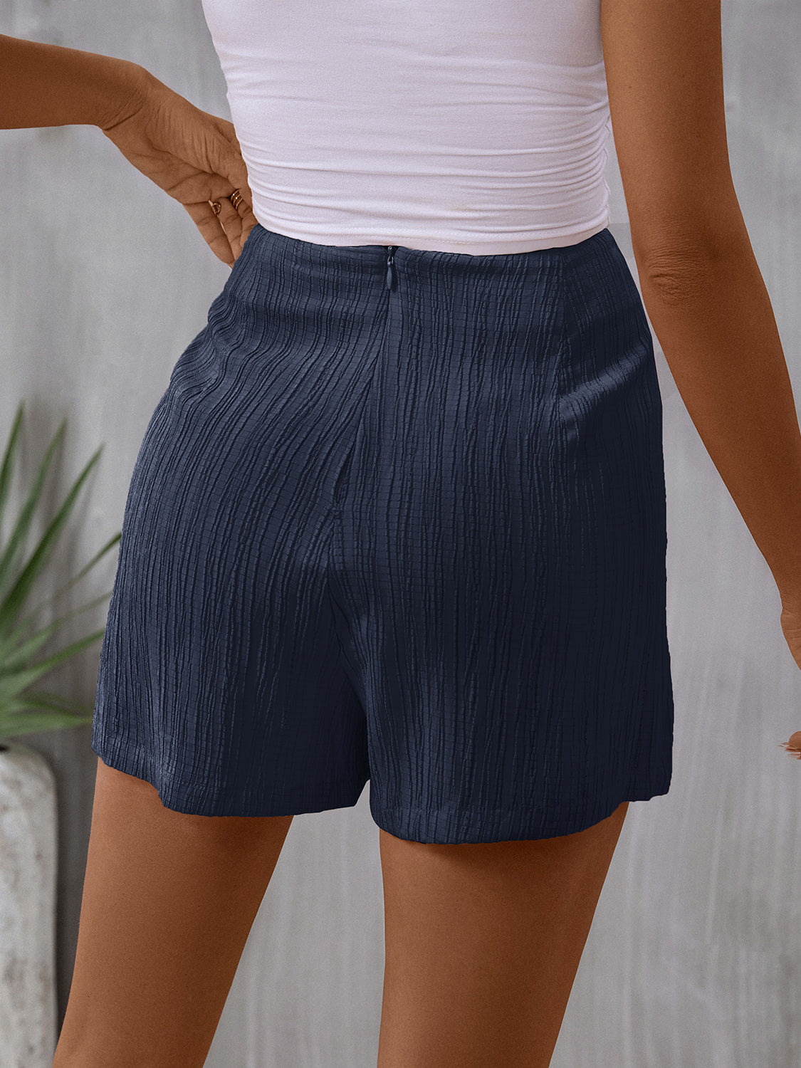 Tied High Waist Skort - Lily and Lavender Boutique