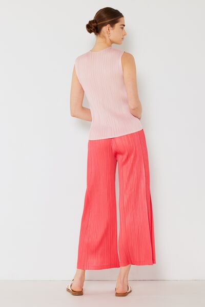 Marina West Swim Pleated Wide-Leg Pants with Side Pleat Detail - Lily and Lavender Boutique