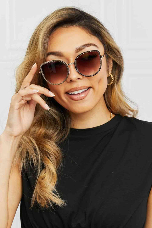 Full Rim Metal Frame Sunglasses - Lily and Lavender Boutique