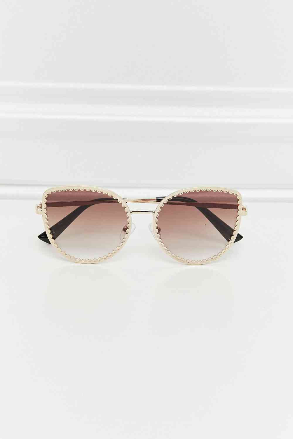 Full Rim Metal Frame Sunglasses - Lily and Lavender Boutique