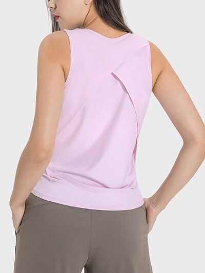 Round Neck Active Tank - Lily and Lavender Boutique