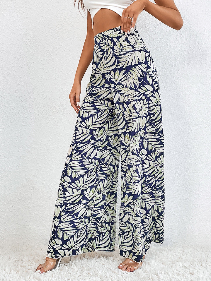 Printed Wide Leg Pants - Lily and Lavender Boutique