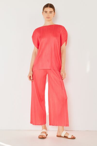 Marina West Swim Pleated Wide-Leg Pants with Side Pleat Detail - Lily and Lavender Boutique