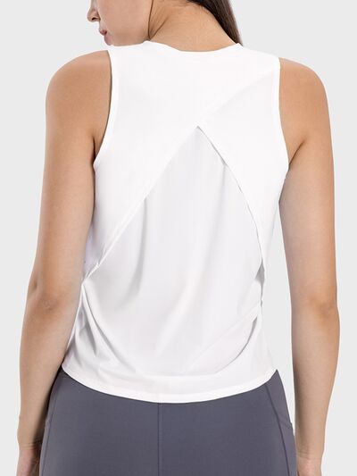 Round Neck Active Tank - Lily and Lavender Boutique