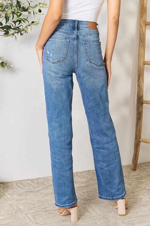 Judy Blue Full Size High Waist Distressed Jeans - Lily and Lavender Boutique