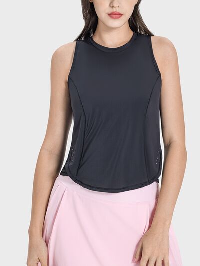 Round Neck Active Tank - Lily and Lavender Boutique