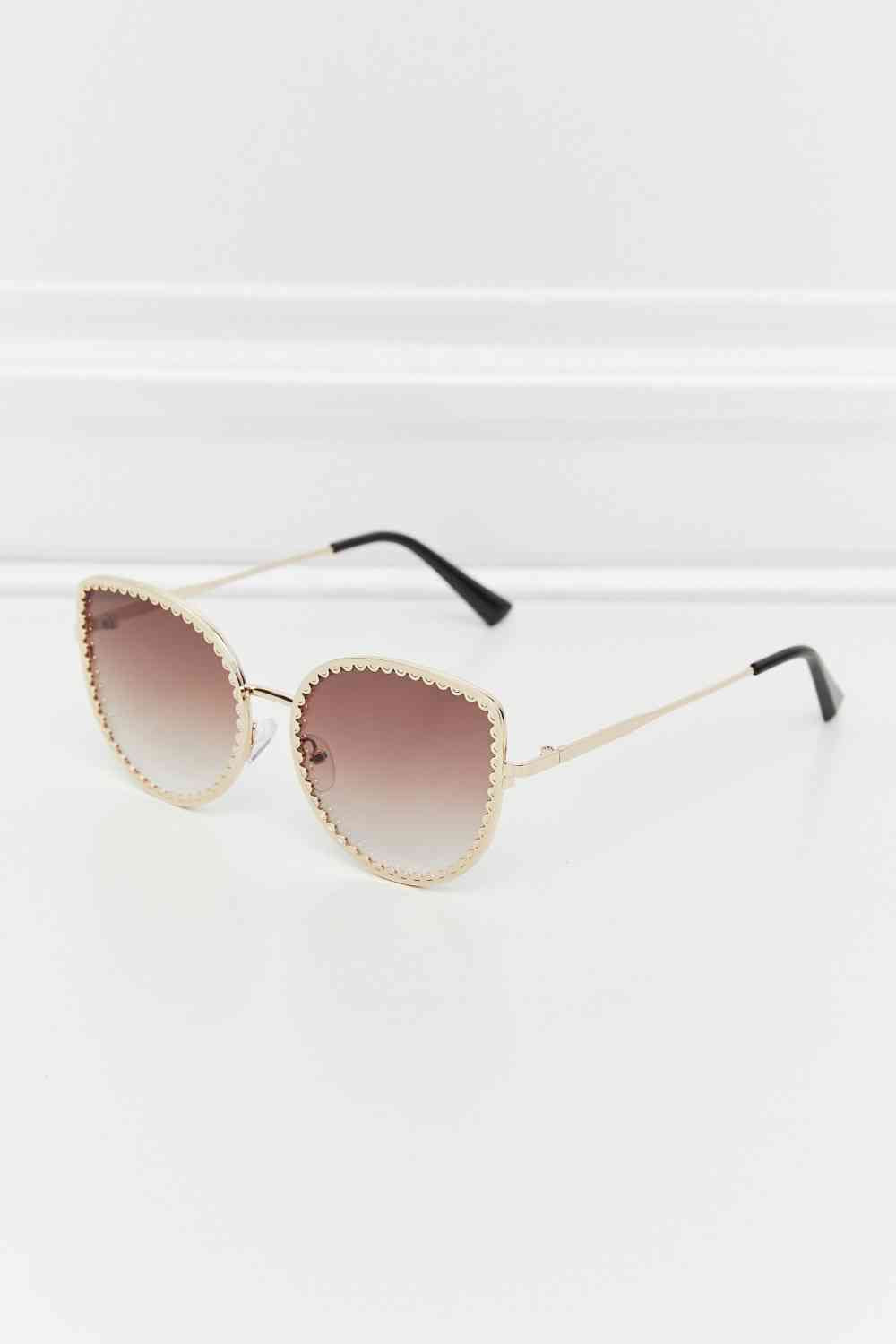 Full Rim Metal Frame Sunglasses - Lily and Lavender Boutique