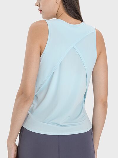 Round Neck Active Tank - Lily and Lavender Boutique