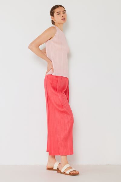 Marina West Swim Pleated Wide-Leg Pants with Side Pleat Detail - Lily and Lavender Boutique