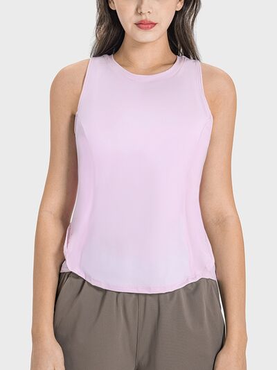 Round Neck Active Tank - Lily and Lavender Boutique